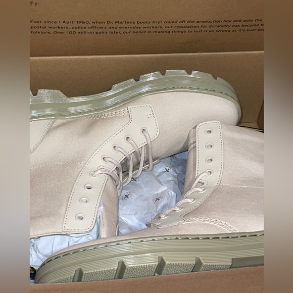 DR. MARTENS COMBS CANVAS CASUAL BOOTS - Picture 9 of 10